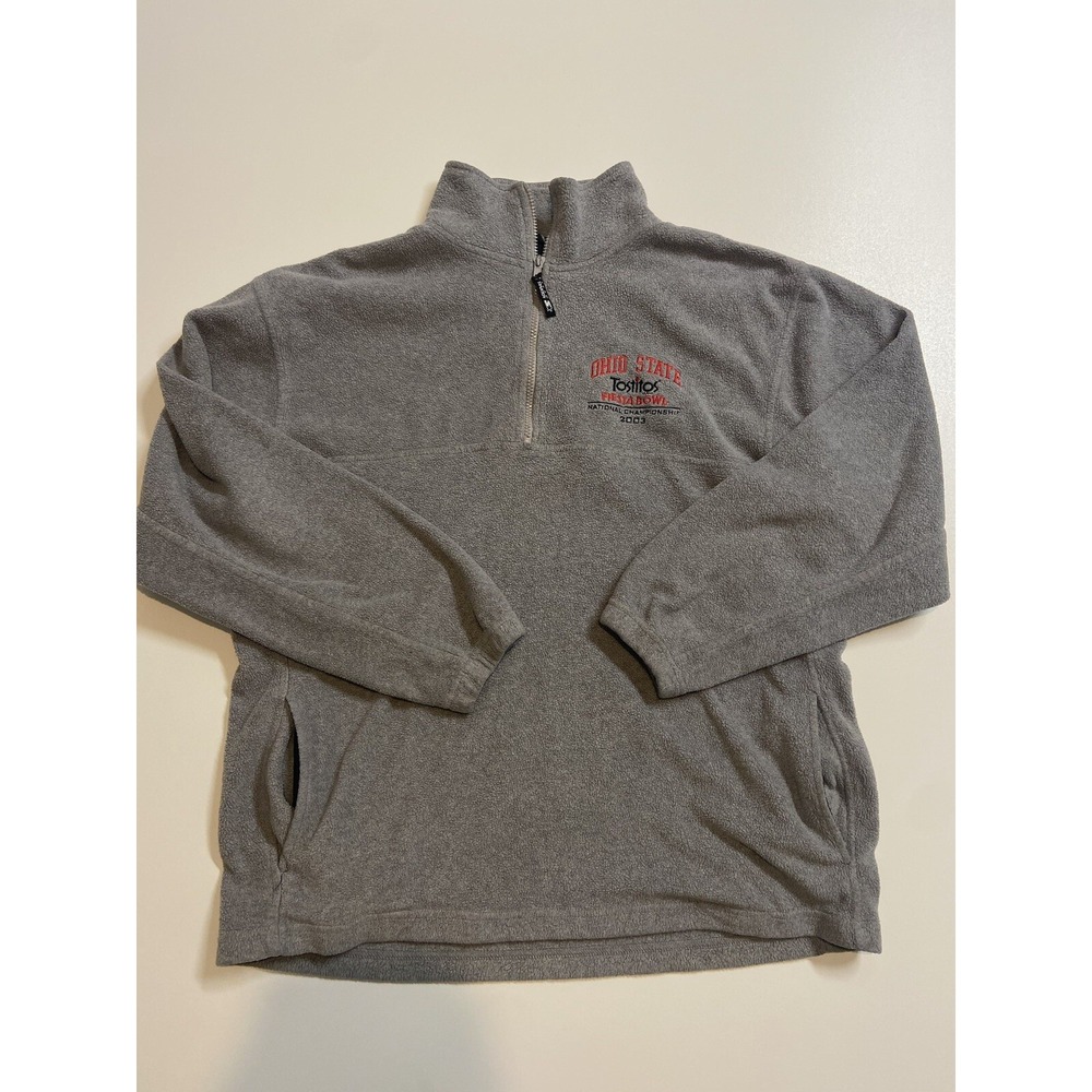 Men's Vintage 2003 Started Ohio State National Champions Fleece Pullover Sz L